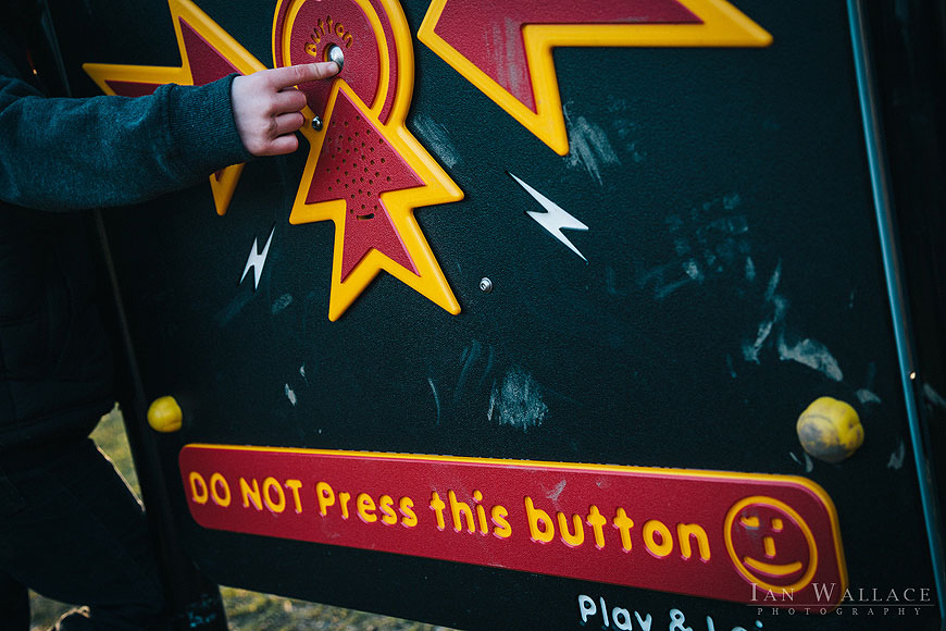 Do not press this button!
