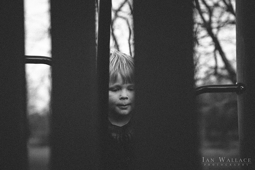 Boy in a playground