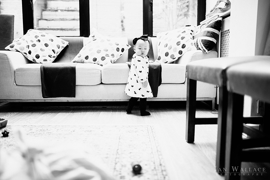 Avery expores at her birthday party in Kensington London