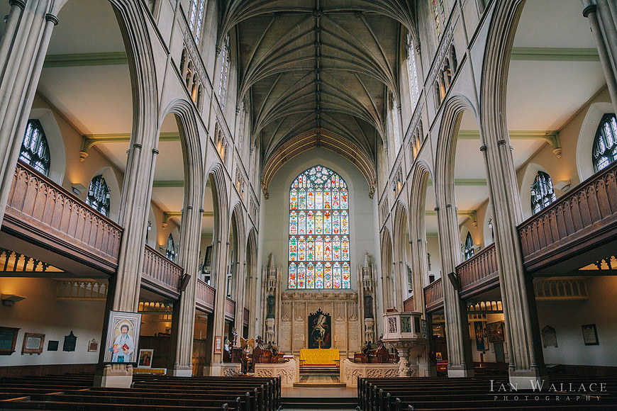Interior of the beautiful St. Luke's church in Chelsea