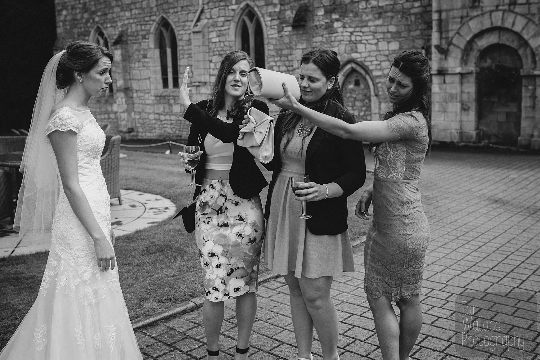 Brides friends disown her now that she's married. Sad times.