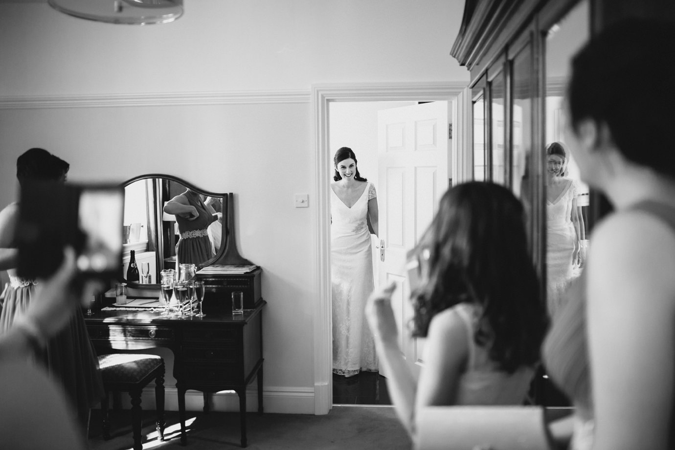The dress reveal - alternative documentary wedding photography