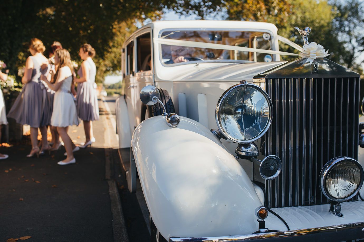 The wedding car documentary photography East Riding Yorkshire