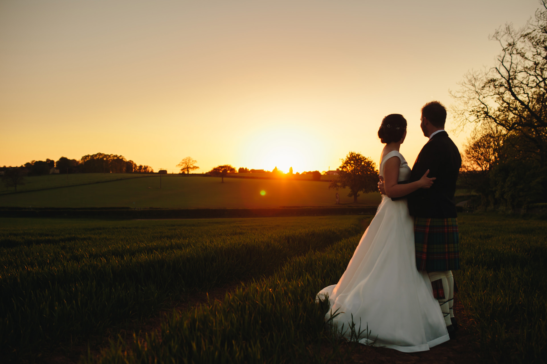 Gemma and Alex at Rogerthorpe Manor