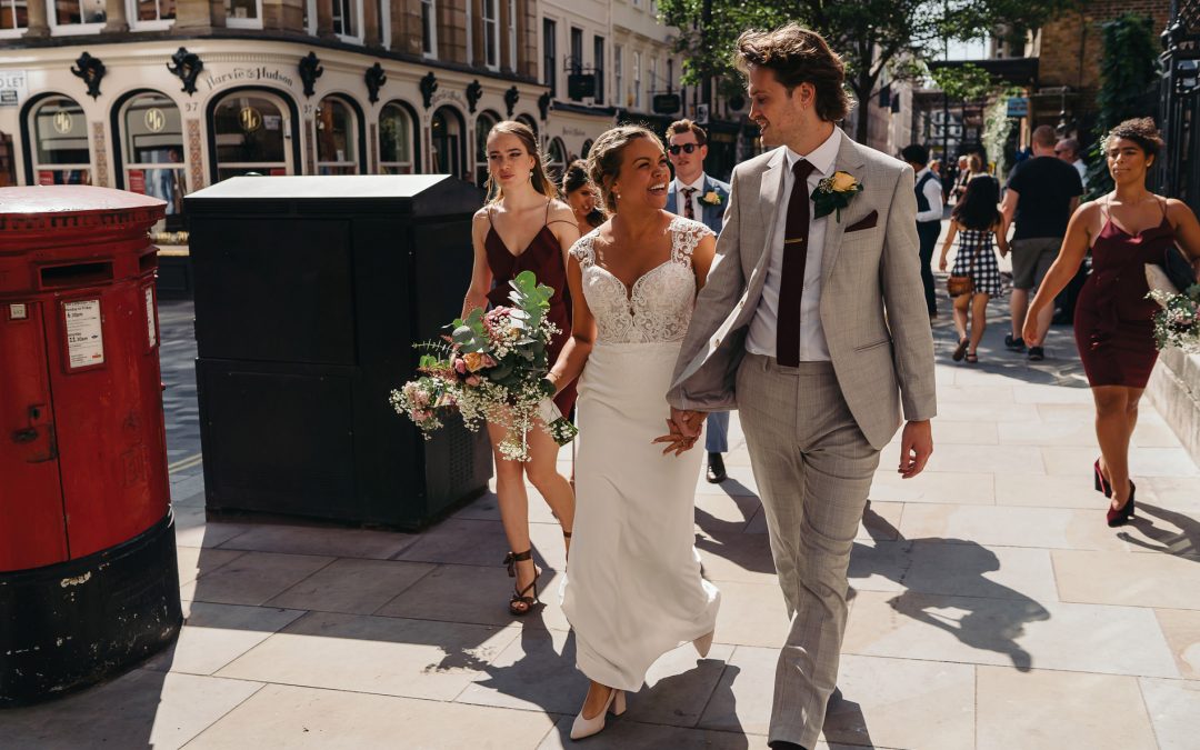 Hollie and James – an Epic London Wedding